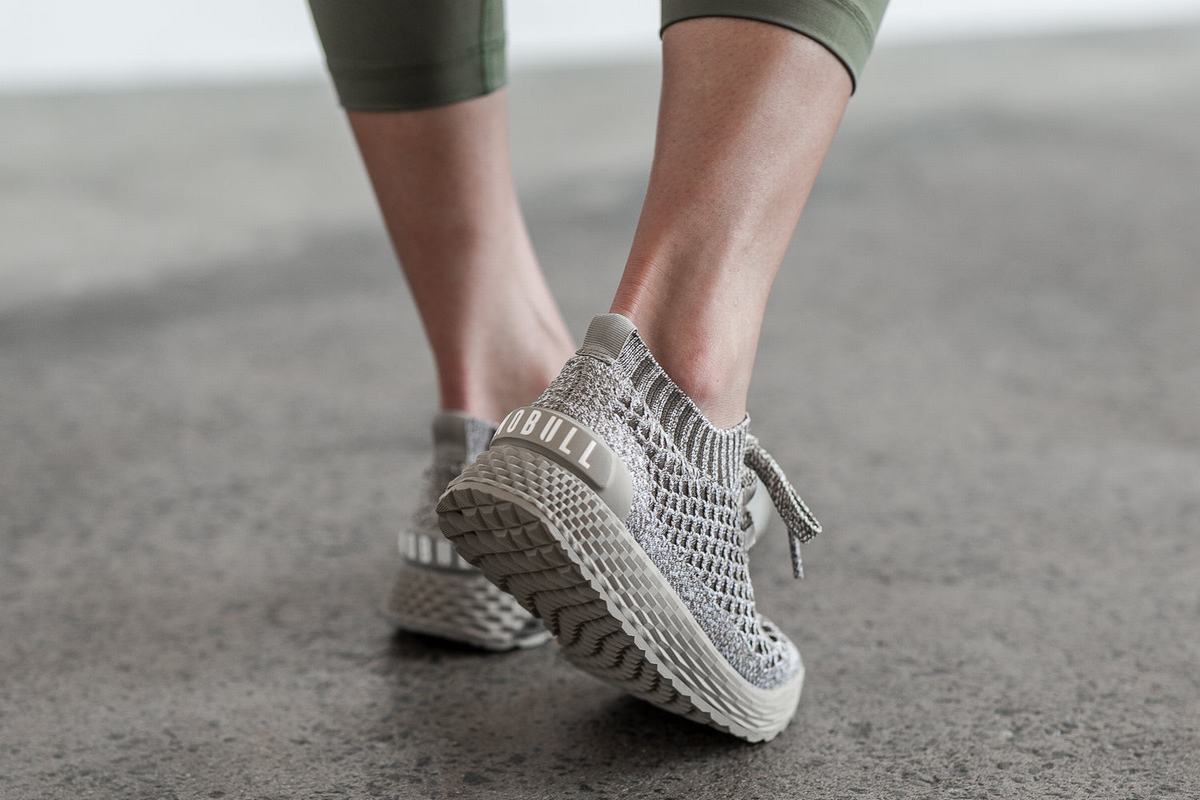 Chaussures Running Nobull Knit Runner Femme Kaki | GV8176945