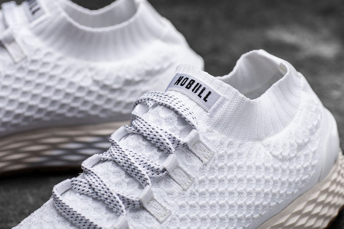 Chaussures Running Nobull Knit Runner Femme Blanche | HG8947130