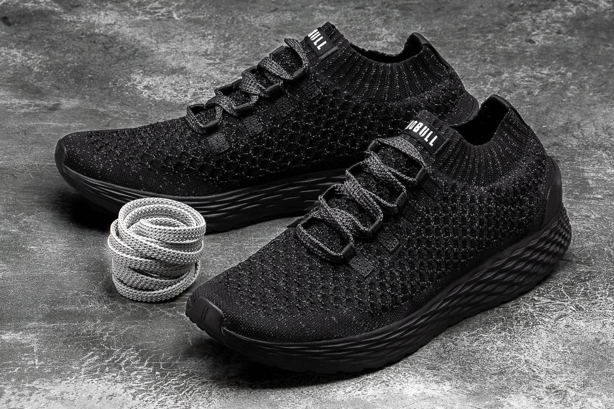 Chaussures Running Nobull Knit Runner Femme Noir | HZ1962084