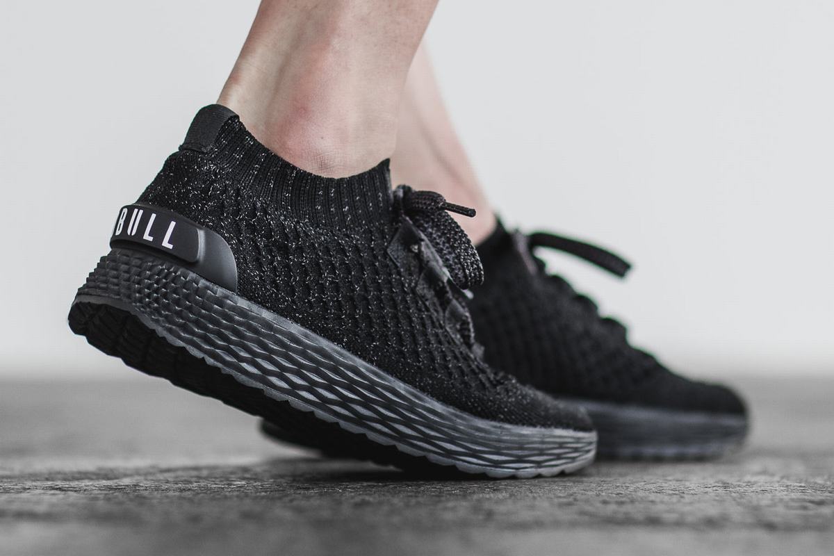 Chaussures Running Nobull Knit Runner Femme Noir | HZ1962084