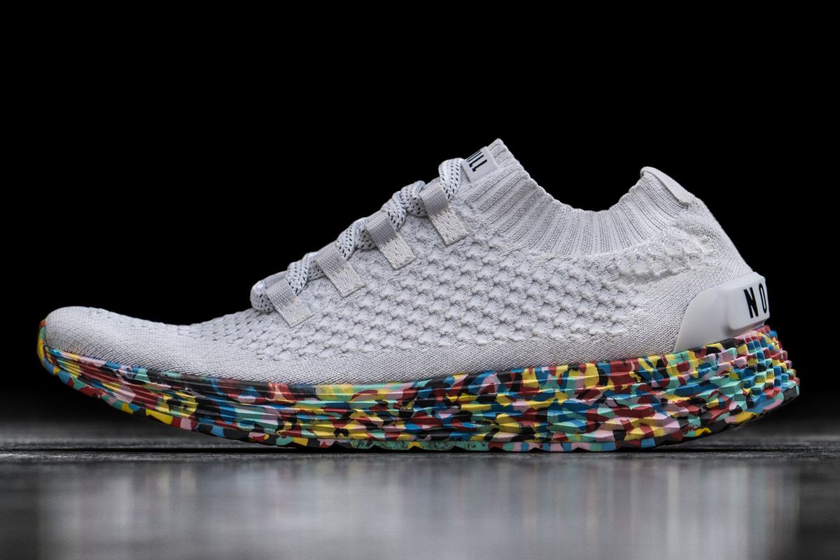 Chaussures Running Nobull Knit Runner Femme Blanche | IN5170268