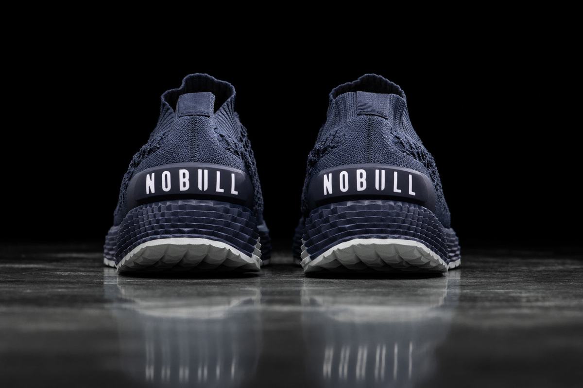 Chaussures Running Nobull Knit Runner Femme Bleu Marine | IY4652709