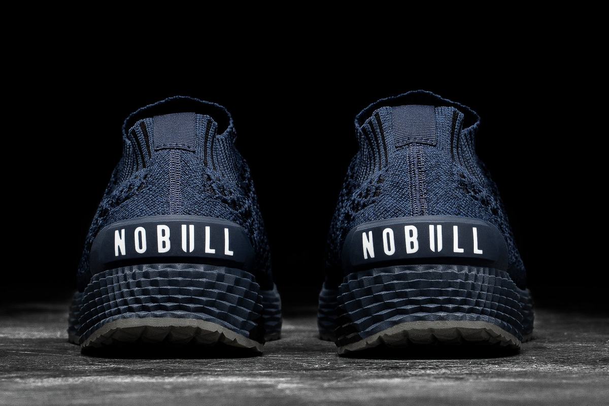 Chaussures Running Nobull Knit Runner Femme Bleu Marine | JY6280153