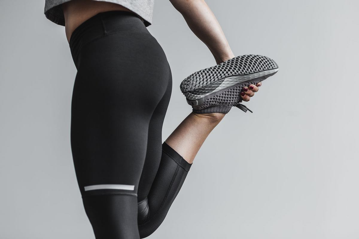 Chaussures Running Nobull Knit Runner Femme Grise Foncé | KB6304798