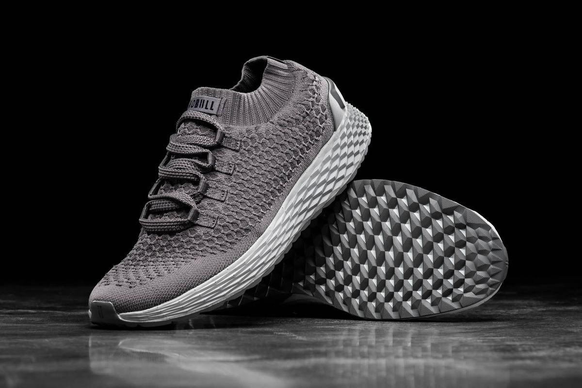 Chaussures Running Nobull Knit Runner Femme Grise Foncé | KB6304798