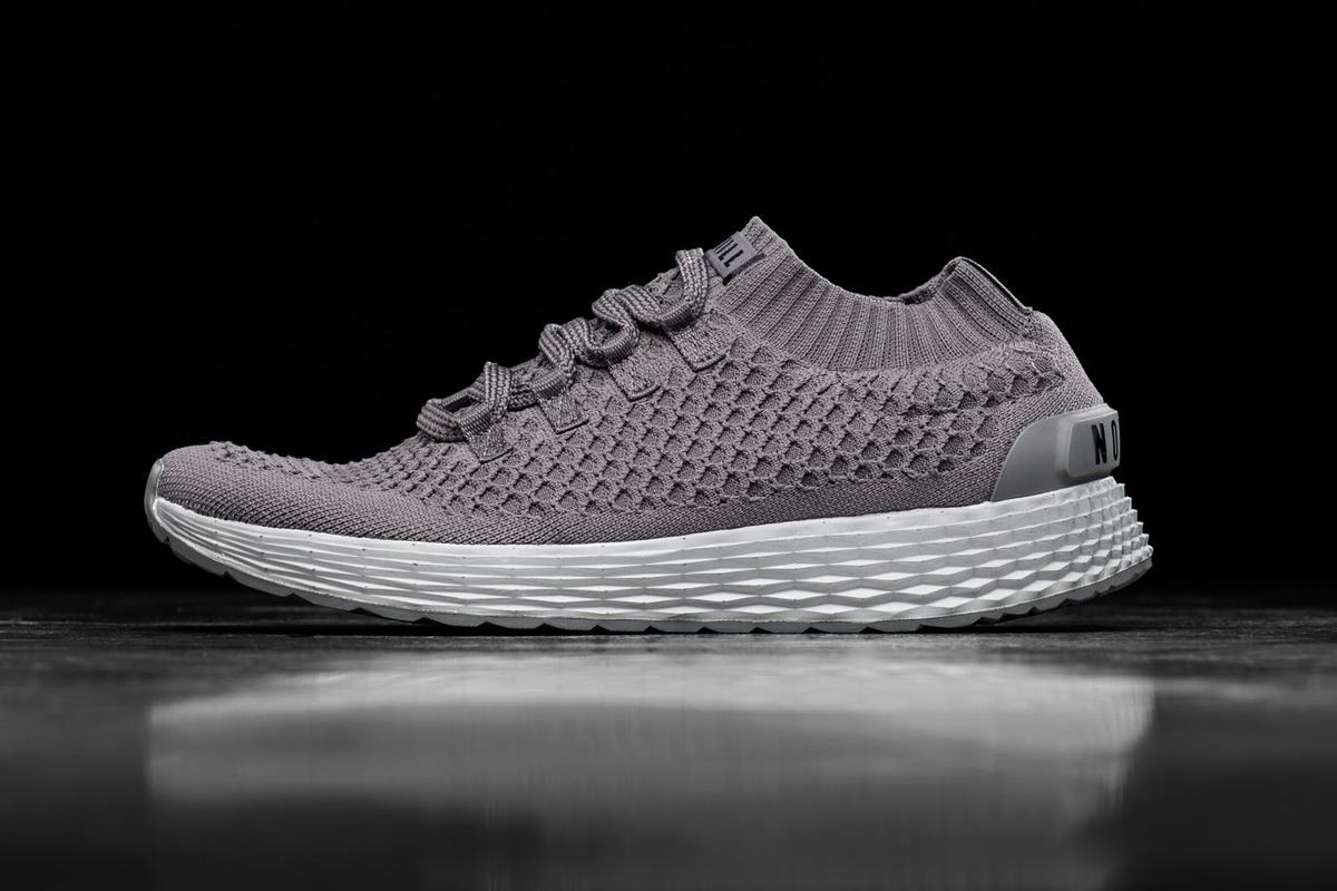 Chaussures Running Nobull Knit Runner Femme Grise Foncé | KB6304798