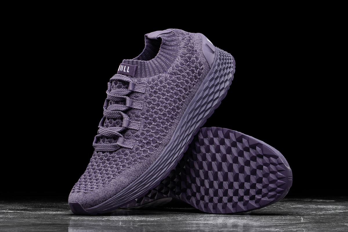 Chaussures Running Nobull Knit Runner Femme Violette | KS0386749