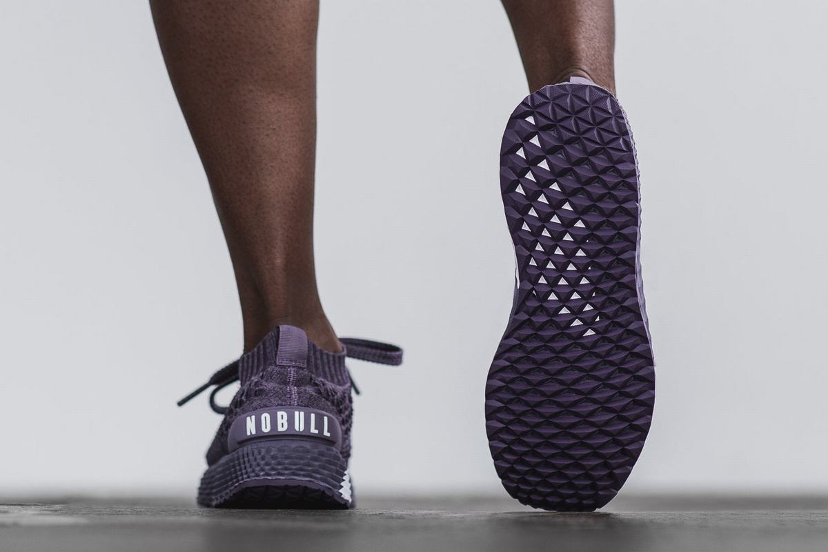 Chaussures Running Nobull Knit Runner Femme Violette | KS0386749