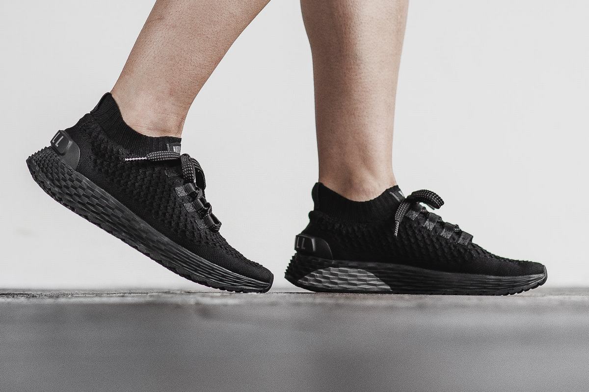 Chaussures Running Nobull Knit Runner Femme Noir | LP6120548