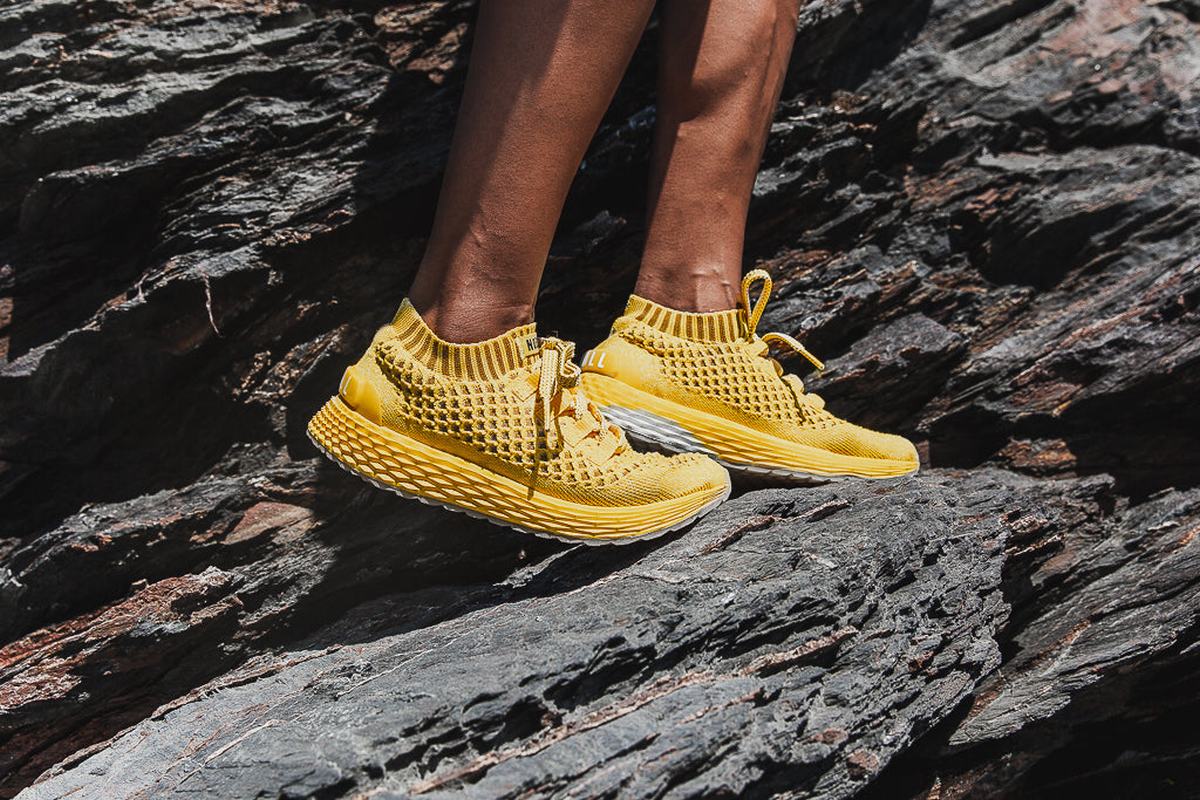 Chaussures Running Nobull Knit Runner Femme Citron | LX2087193