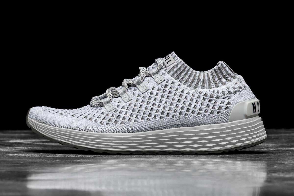 Chaussures Running Nobull Knit Runner Femme Grise | SD0489723
