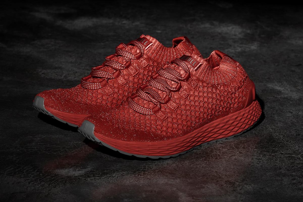 Chaussures Running Nobull Knit Runner Femme Rouge Clair | VW4938710