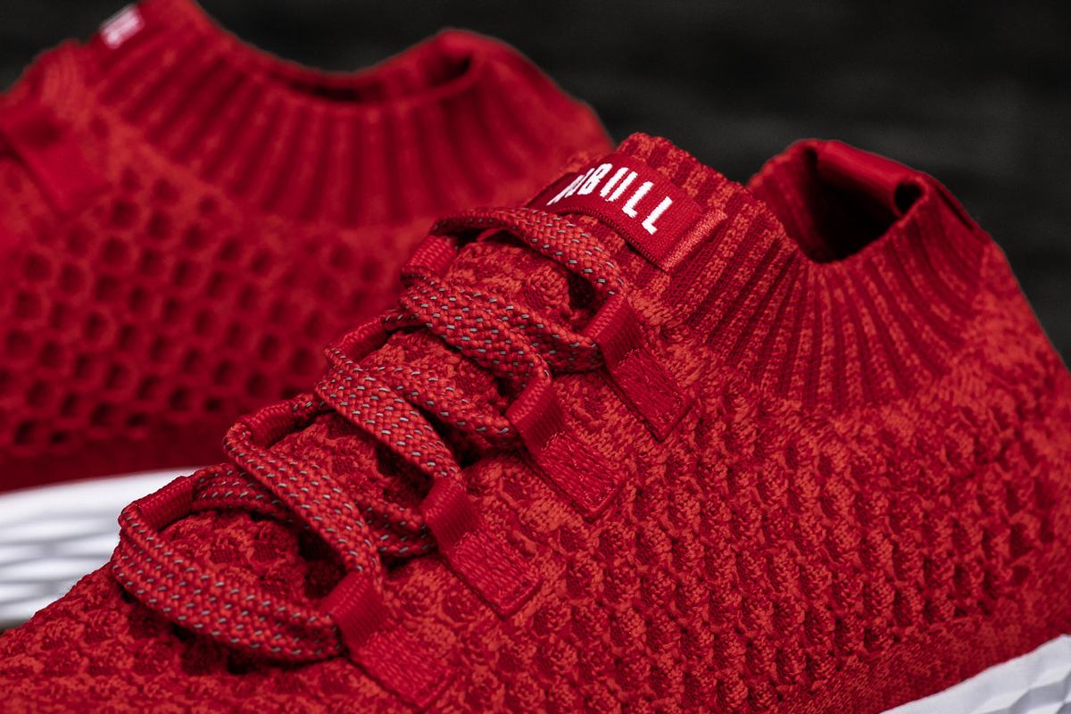 Chaussures Running Nobull Knit Runner Femme Rouge | XB4360271