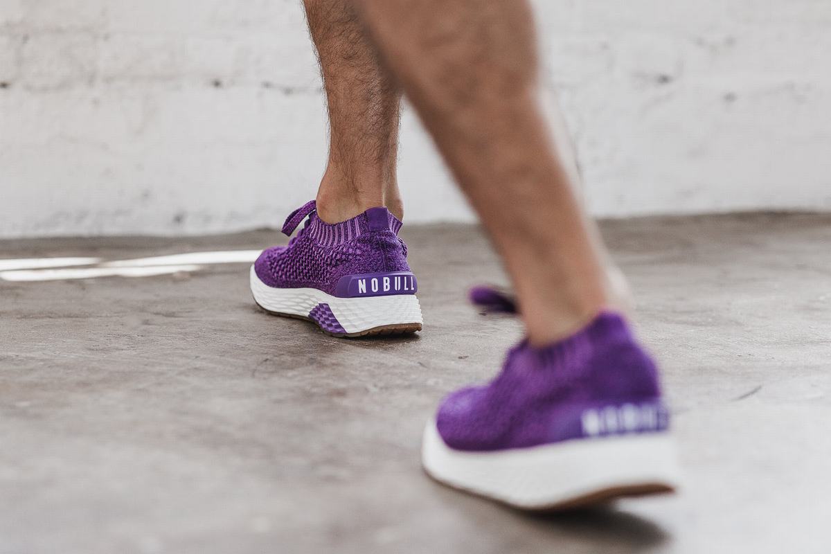 Chaussures Running Nobull Knit Runner Homme Bleu Royal | AL2958034