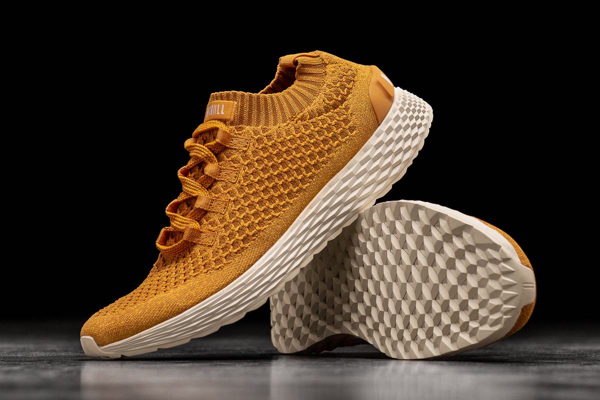 Chaussures Running Nobull Knit Runner Homme Doré | BH2413967