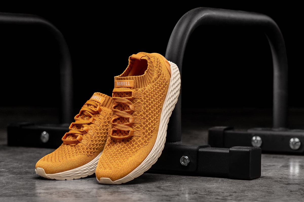 Chaussures Running Nobull Knit Runner Homme Doré | BH2413967