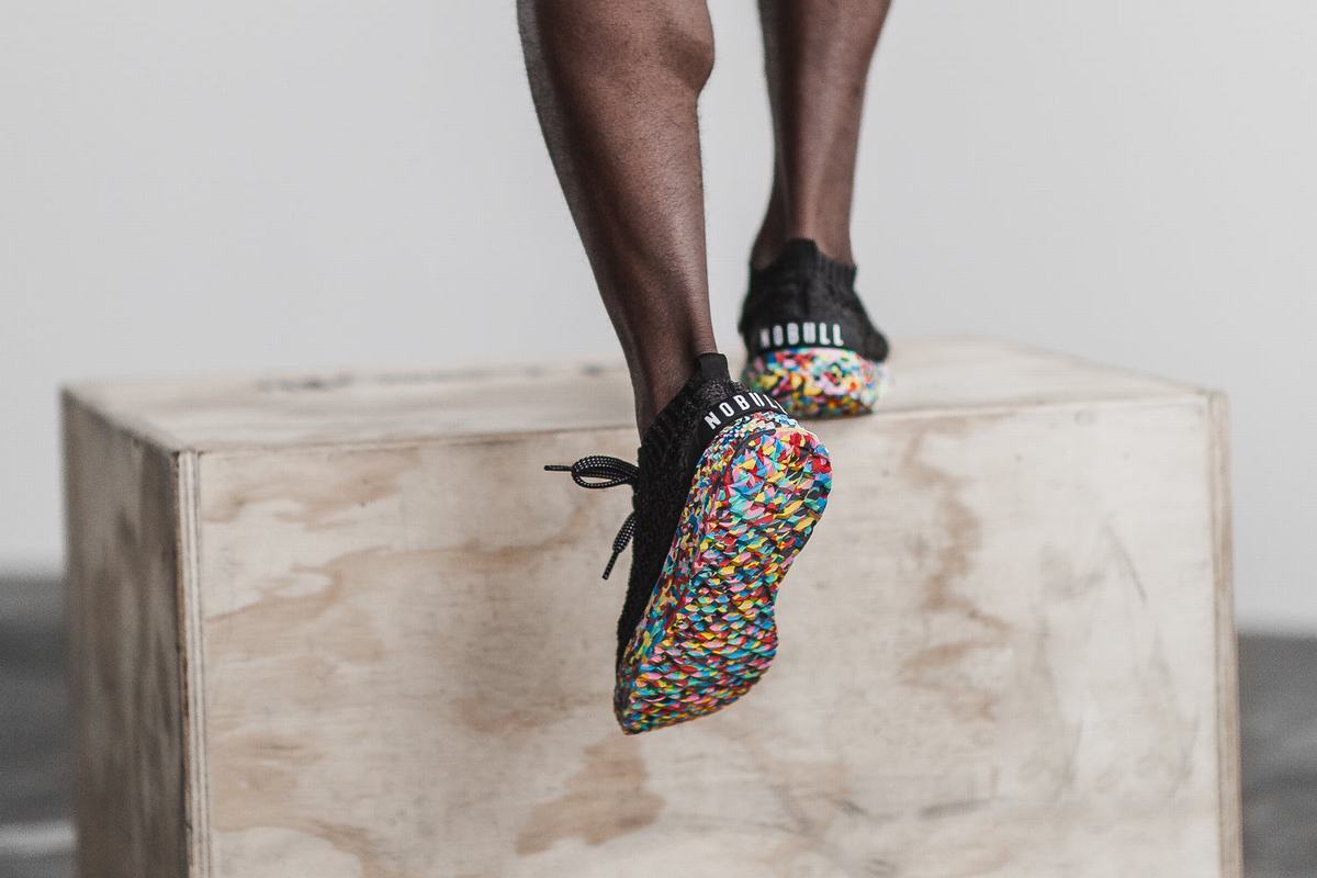 Chaussures Running Nobull Knit Runner Homme Noir | CP7302549
