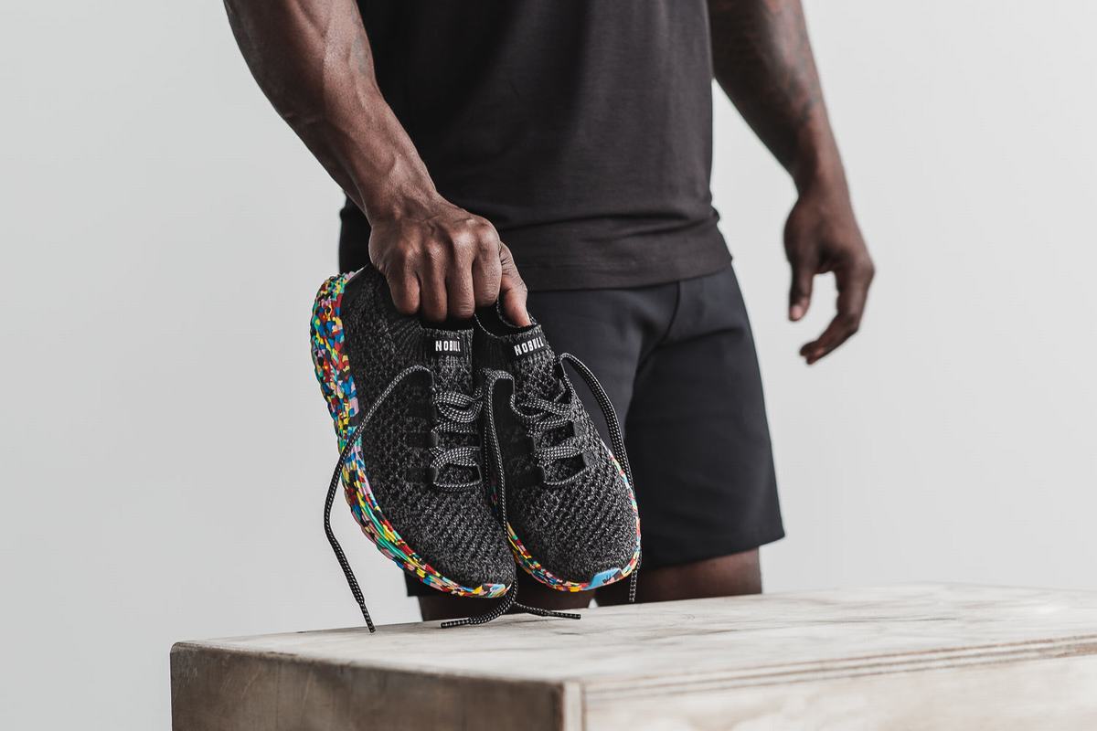 Chaussures Running Nobull Knit Runner Homme Noir | CP7302549