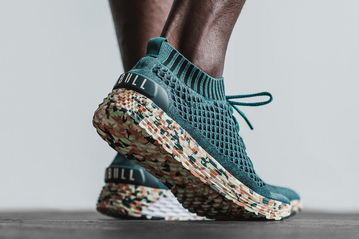 Chaussures Running Nobull Knit Runner Homme Vert | EH3708694