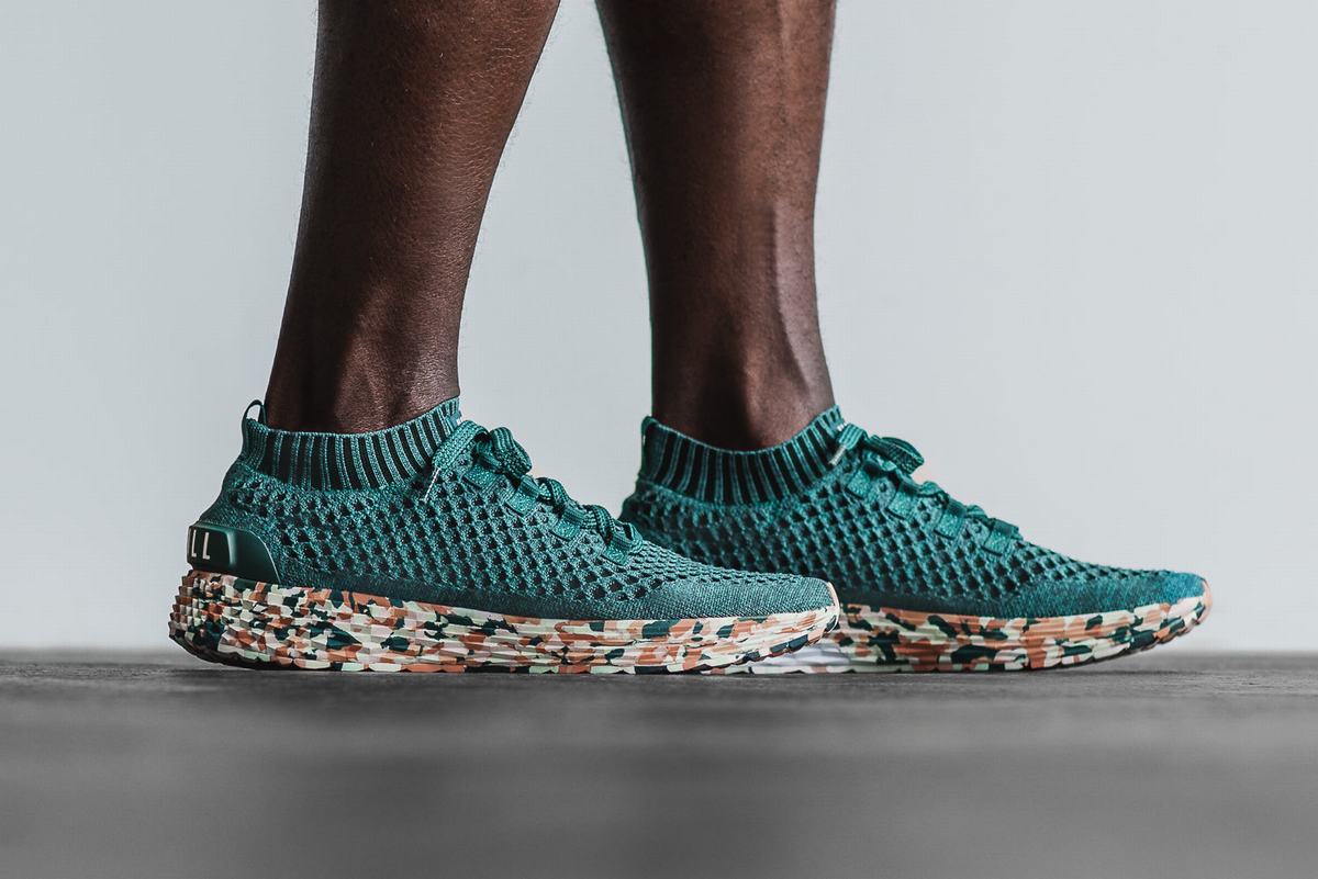 Chaussures Running Nobull Knit Runner Homme Vert | EH3708694