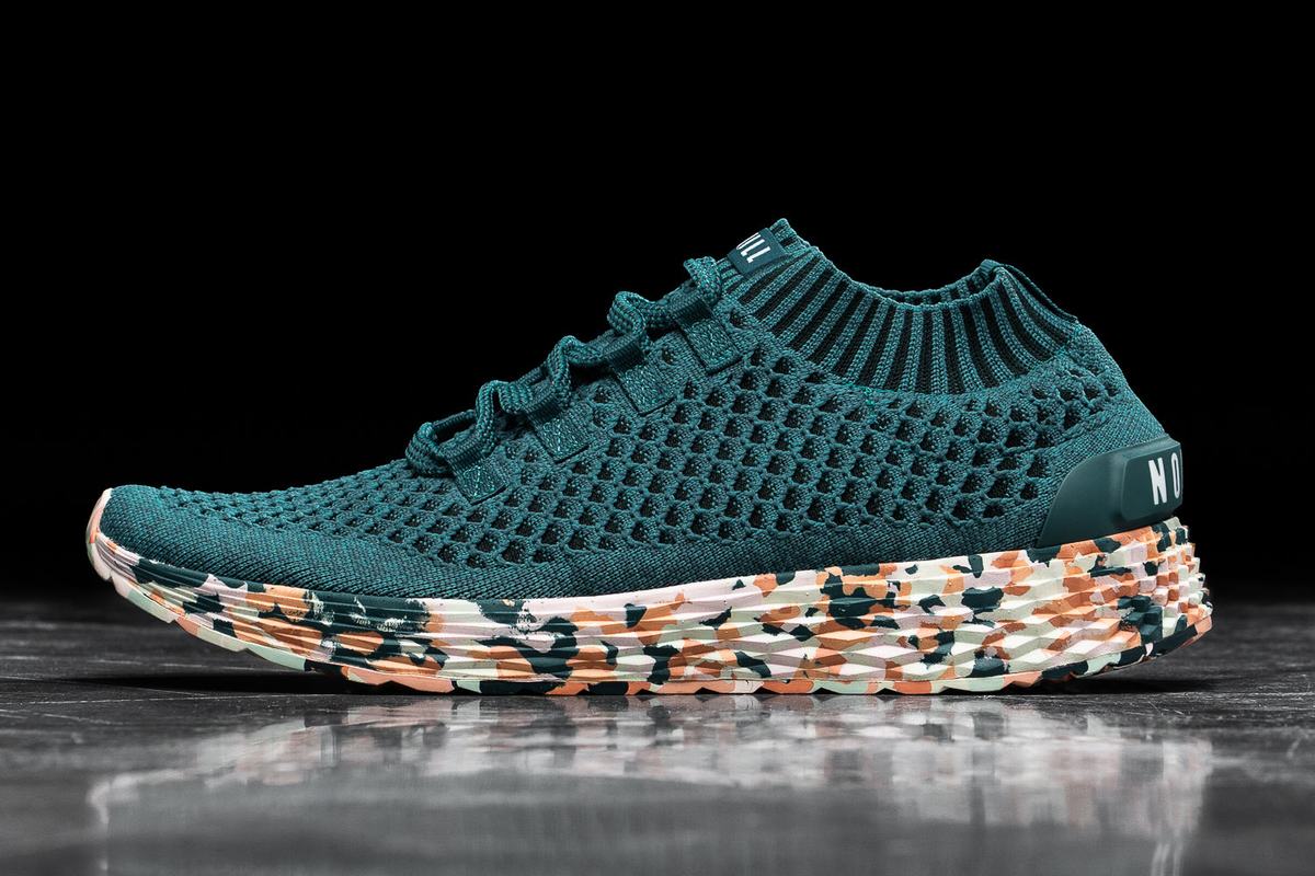 Chaussures Running Nobull Knit Runner Homme Vert | EH3708694