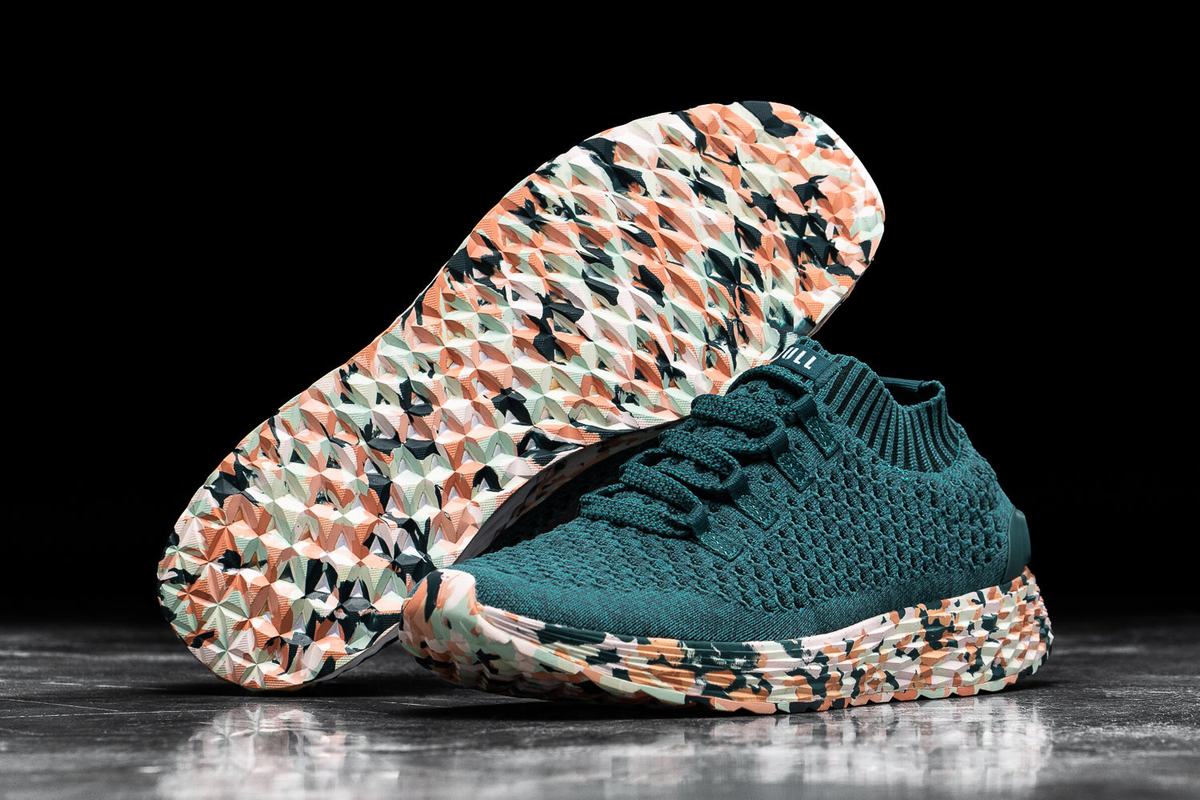 Chaussures Running Nobull Knit Runner Homme Vert | EH3708694