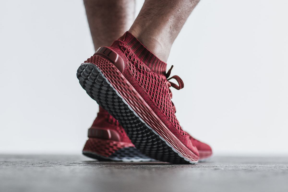 Chaussures Running Nobull Knit Runner Homme Rouge | GD2750938
