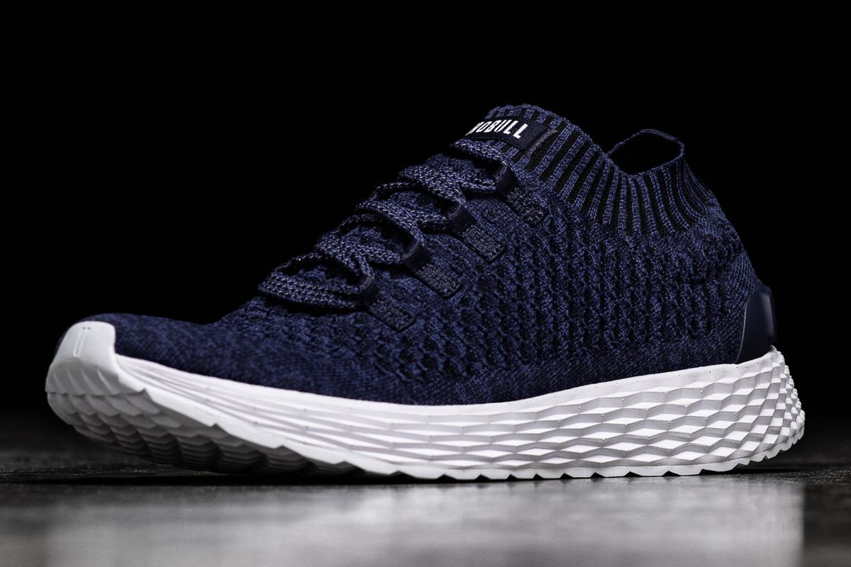 Chaussures Running Nobull Knit Runner Homme Bleu Marine | JC3085176