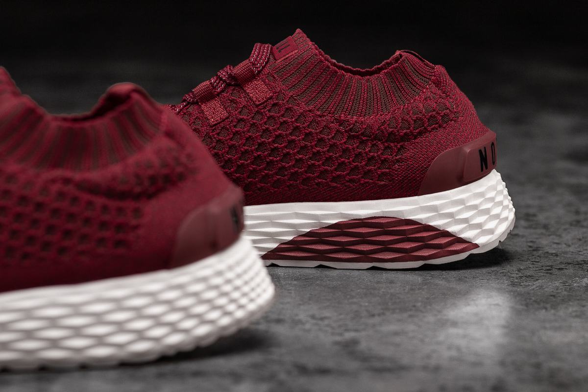 Chaussures Running Nobull Knit Runner Homme Rouge | JF7215360