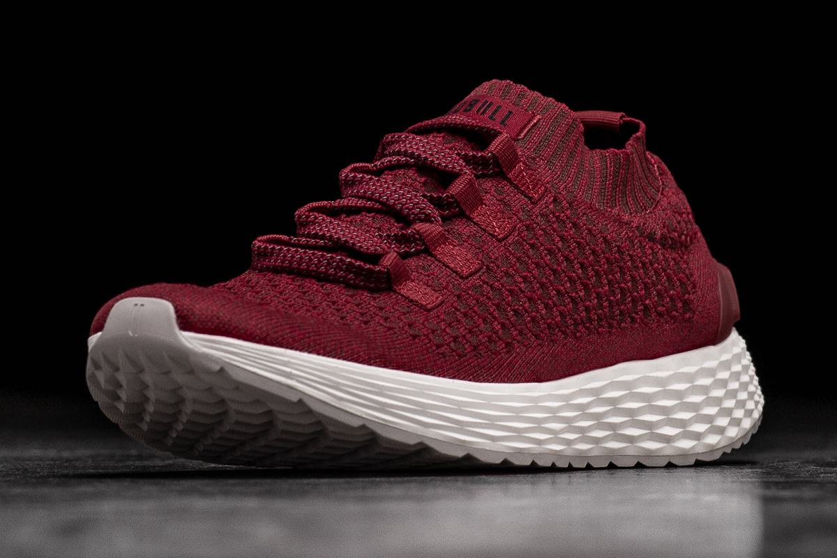 Chaussures Running Nobull Knit Runner Homme Rouge | JF7215360