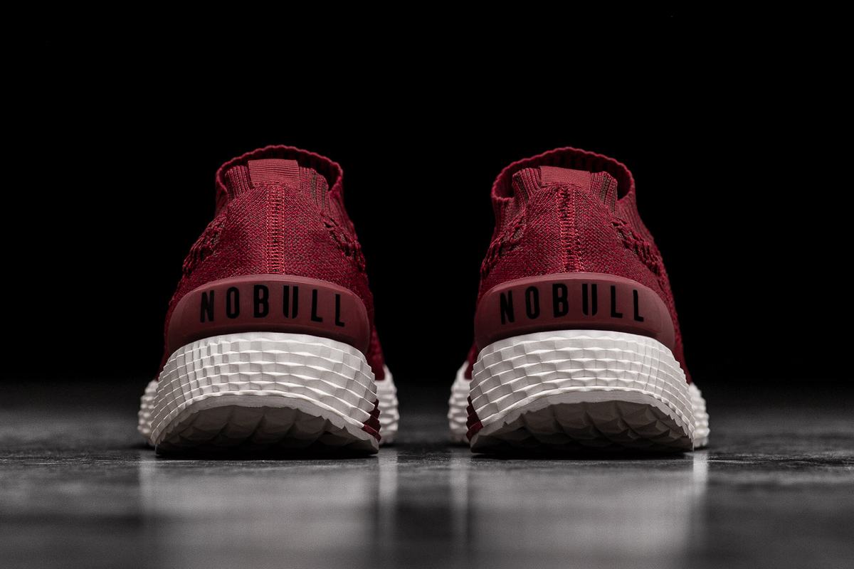 Chaussures Running Nobull Knit Runner Homme Rouge | JF7215360