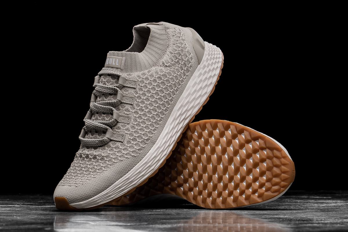 Chaussures Running Nobull Knit Runner Homme Grise | JQ9451206