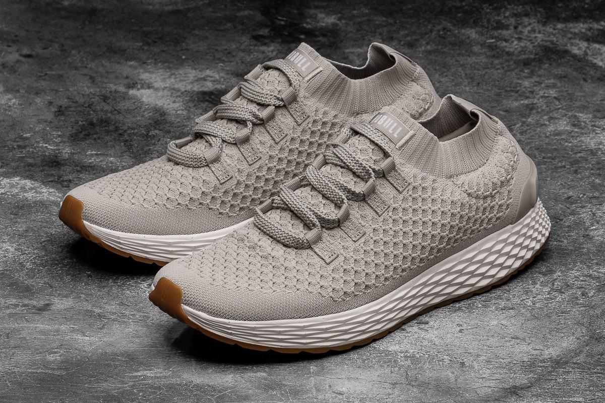 Chaussures Running Nobull Knit Runner Homme Grise | JQ9451206