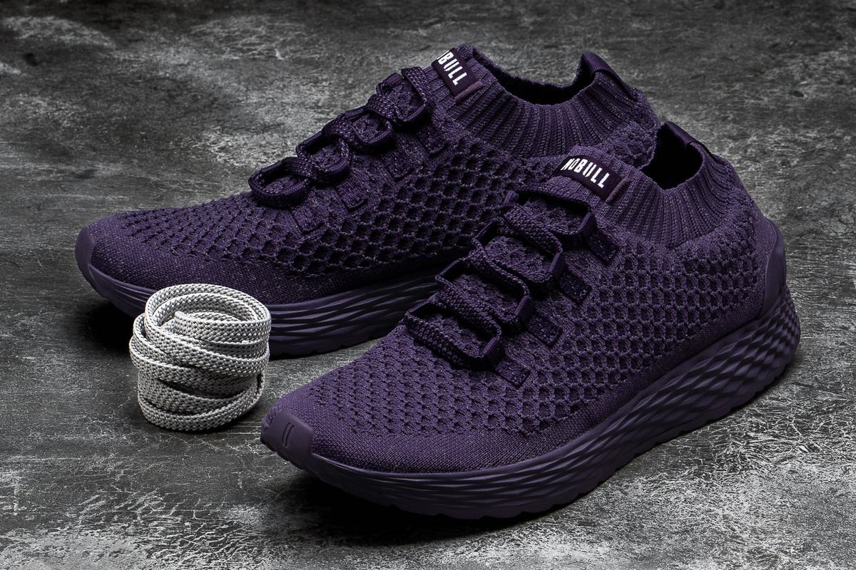 Chaussures Running Nobull Knit Runner Homme Violette | KL7360159