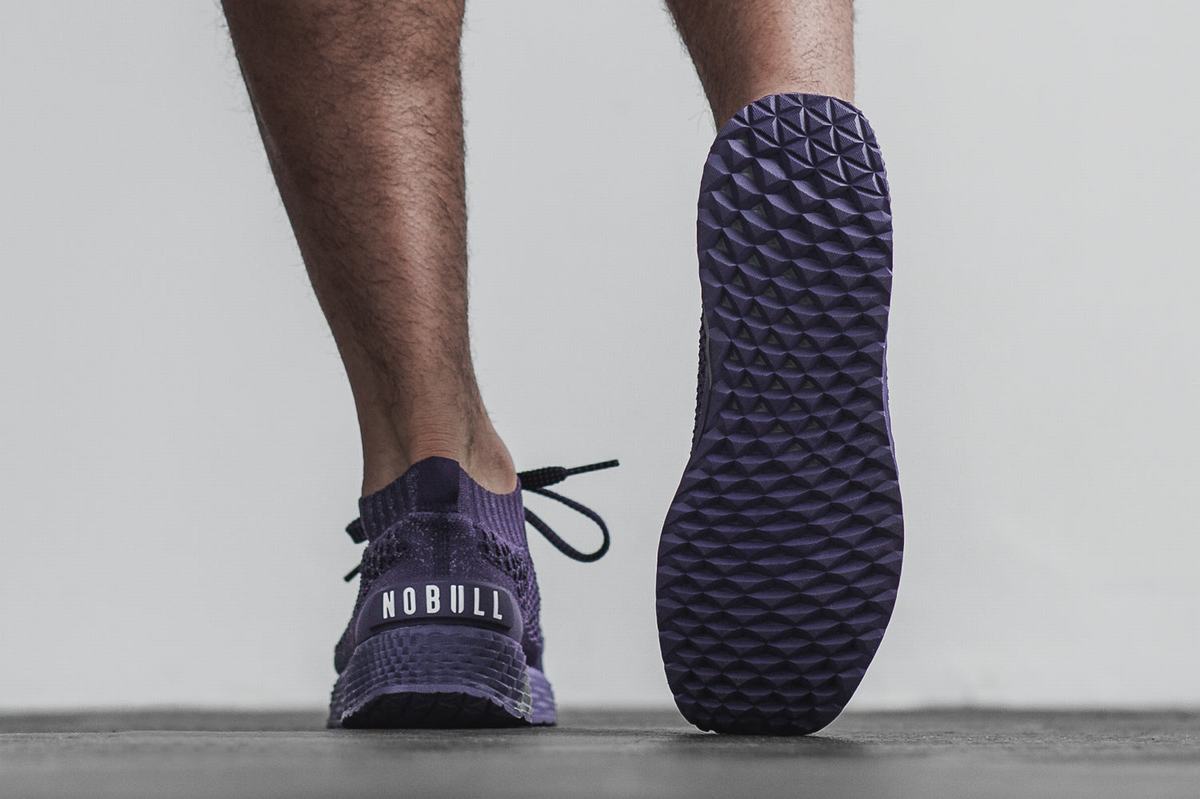 Chaussures Running Nobull Knit Runner Homme Violette | KL7360159