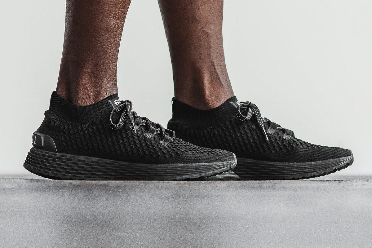 Chaussures Running Nobull Knit Runner Homme Noir | LW1052687