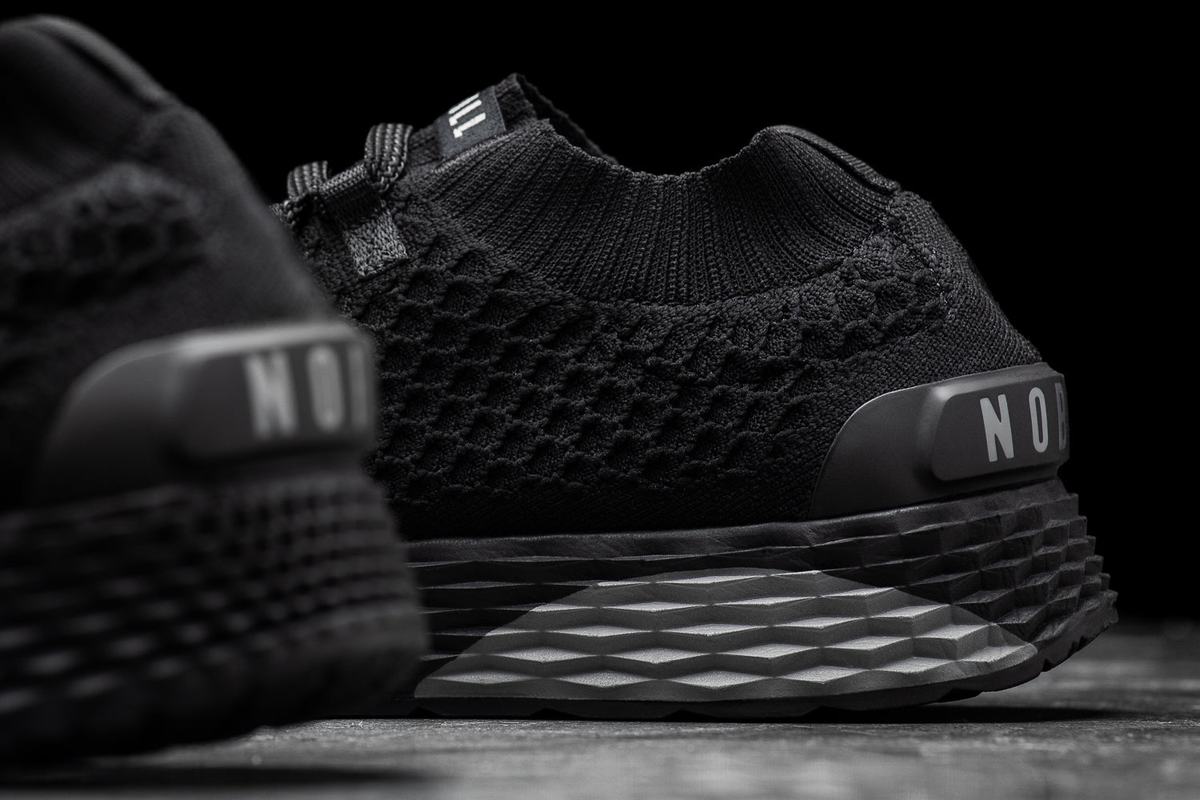 Chaussures Running Nobull Knit Runner Homme Noir | LW1052687