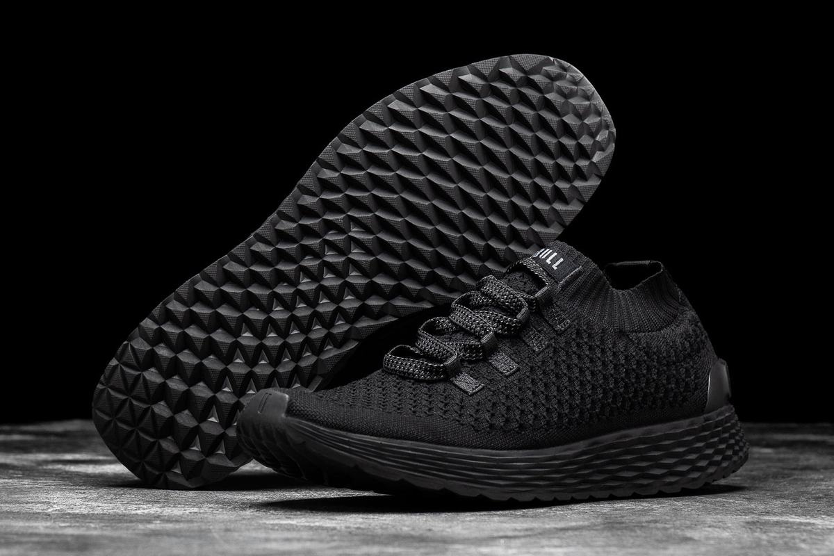 Chaussures Running Nobull Knit Runner Homme Noir | LW1052687
