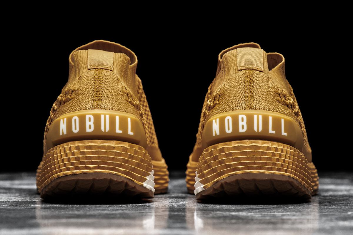 Chaussures Running Nobull Knit Runner Homme Marron | LY8219047