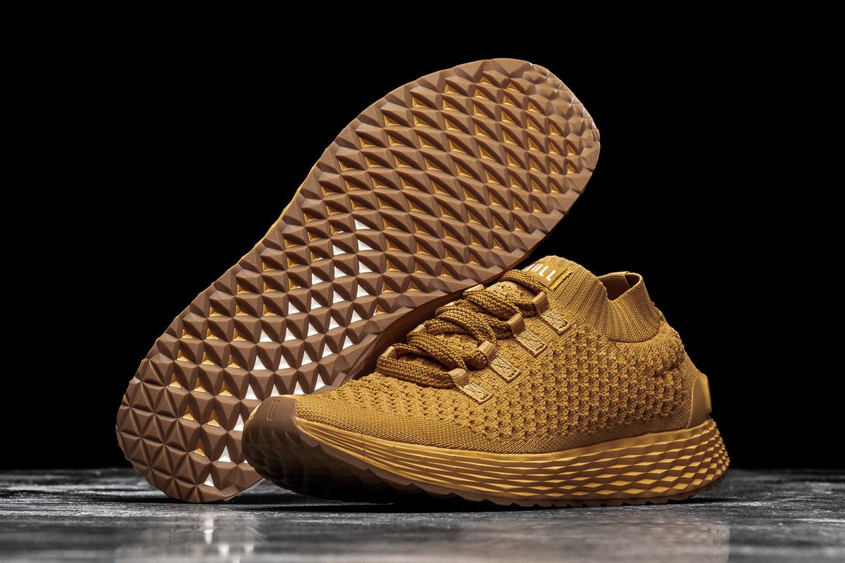 Chaussures Running Nobull Knit Runner Homme Marron | LY8219047