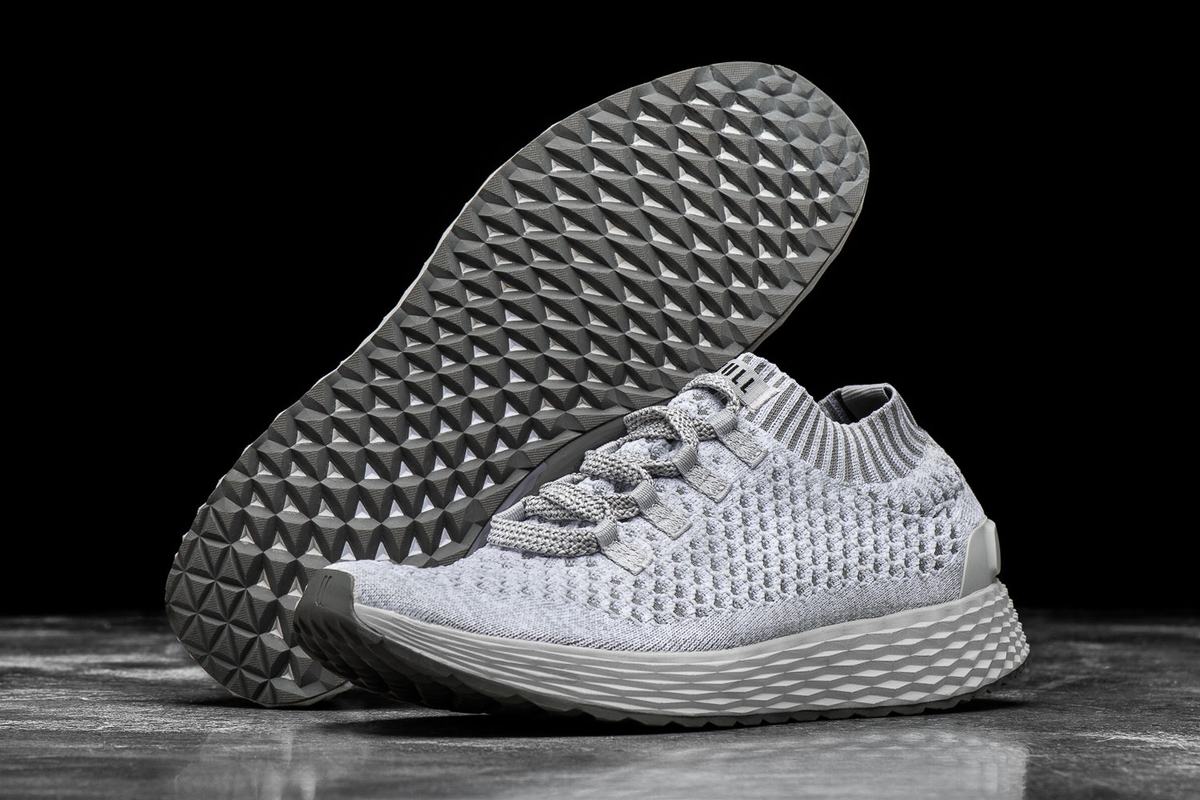 Chaussures Running Nobull Knit Runner Homme Grise | MI5021473