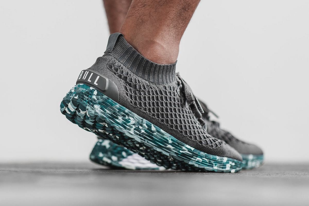 Chaussures Running Nobull Knit Runner Homme Grise Foncé | MY3509782