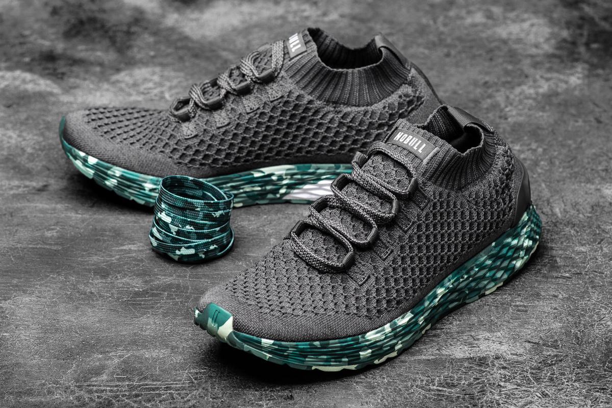 Chaussures Running Nobull Knit Runner Homme Grise Foncé | MY3509782