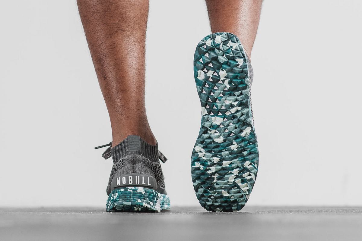 Chaussures Running Nobull Knit Runner Homme Grise Foncé | MY3509782