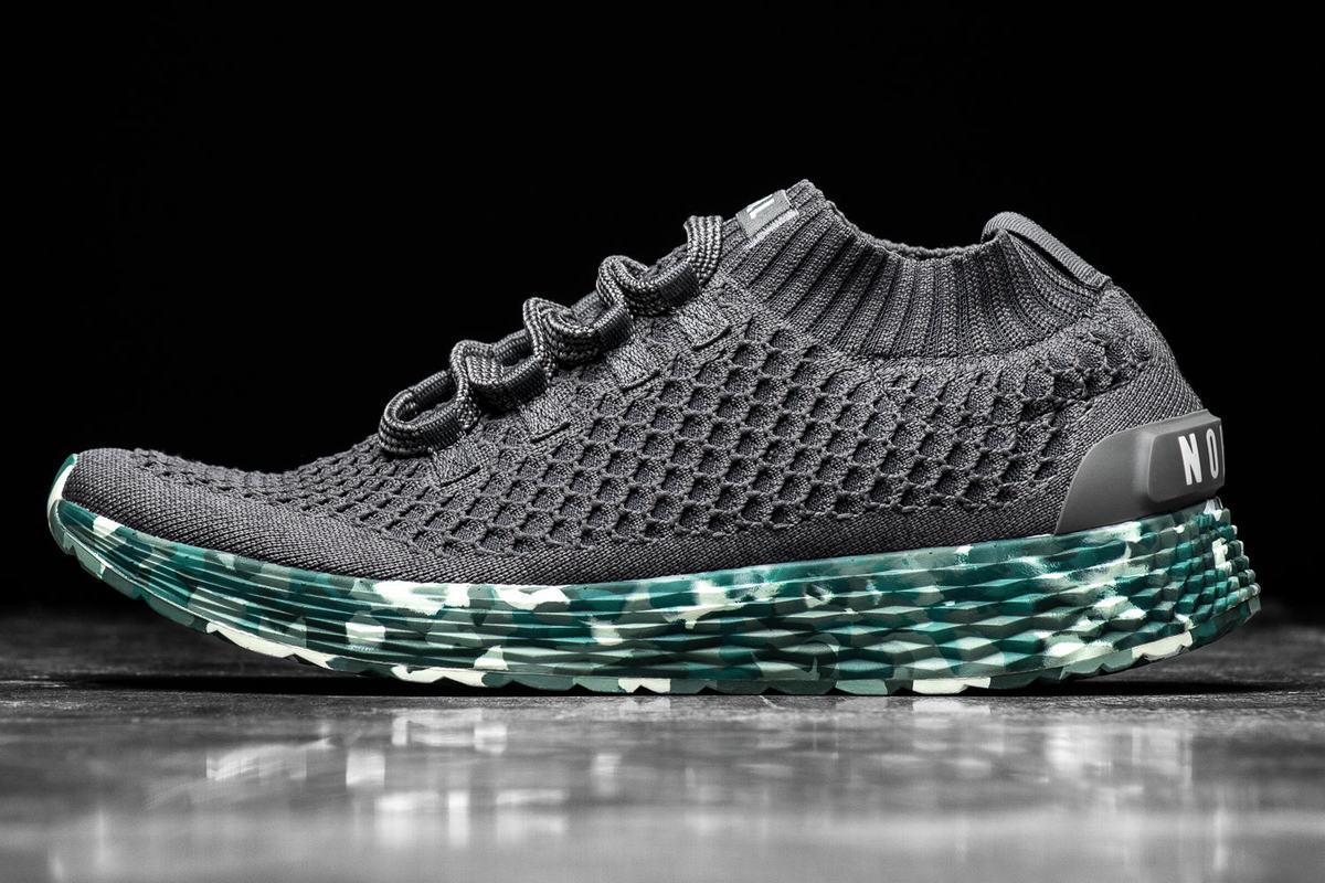Chaussures Running Nobull Knit Runner Homme Grise Foncé | MY3509782