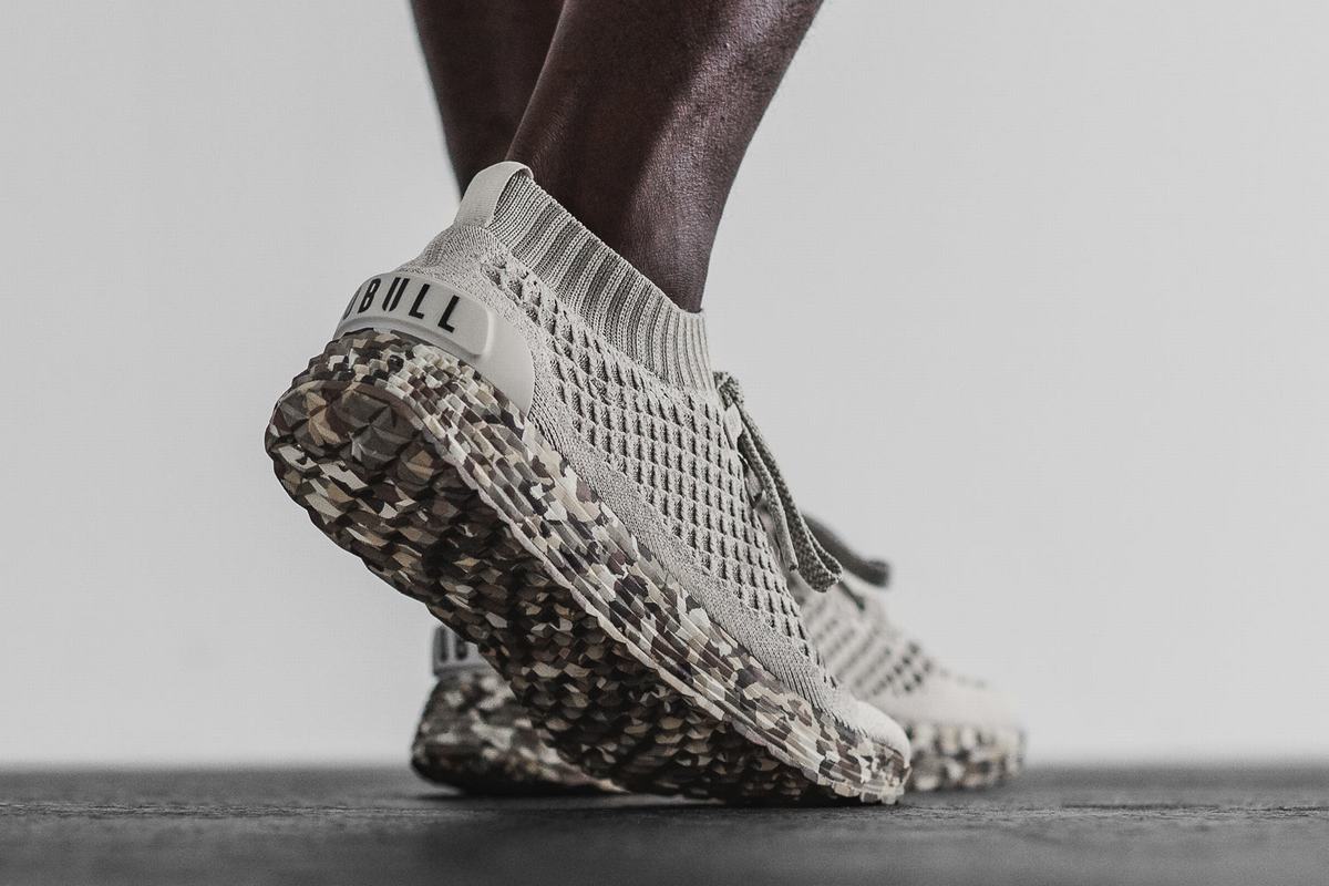 Chaussures Running Nobull Knit Runner Homme Beige | MZ3910542