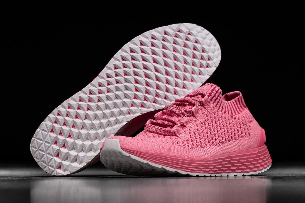 Chaussures Running Nobull Knit Runner Homme Rose Clair | PB8175269