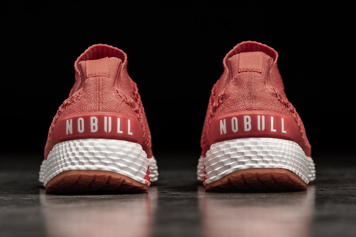 Chaussures Running Nobull Knit Runner Homme Corail | PT0362175