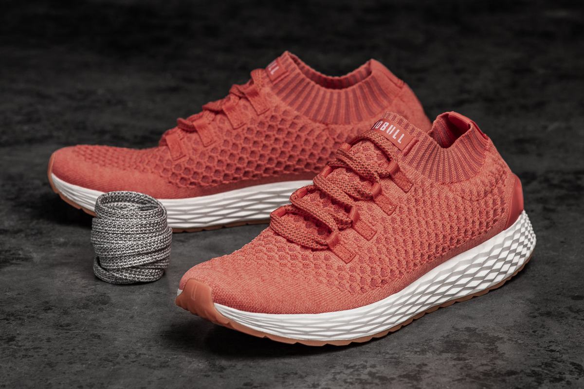 Chaussures Running Nobull Knit Runner Homme Corail | PT0362175