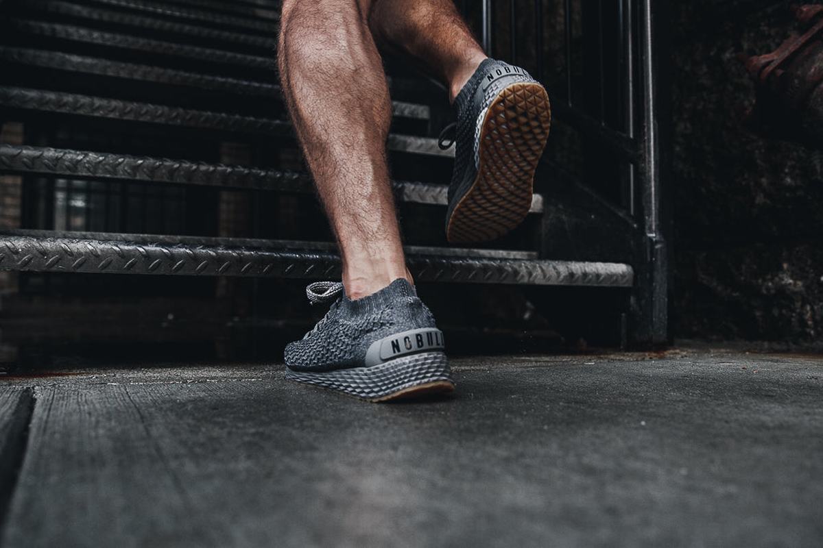 Chaussures Running Nobull Knit Runner Homme Grise Foncé | PV2650319